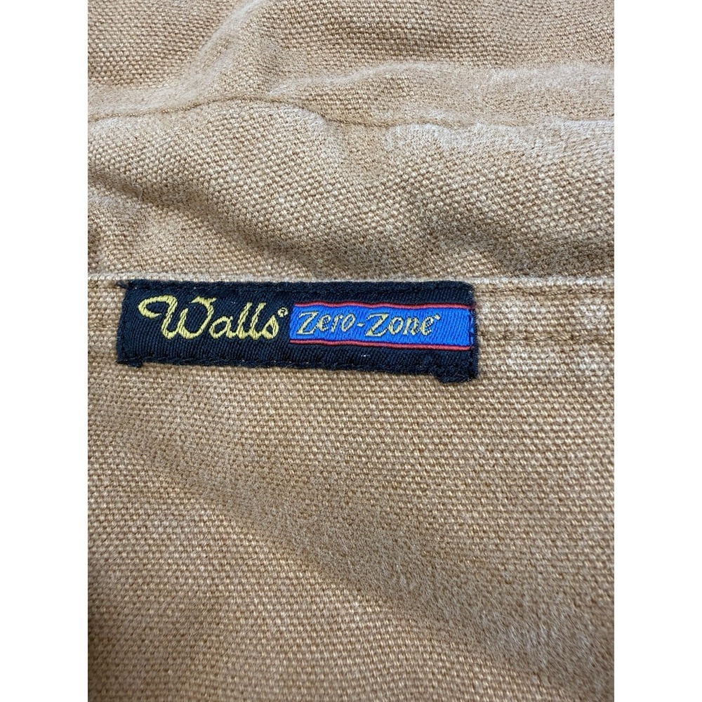 Workwear Insulated Duck Canvas Overalls Brown Medium Walls Zero-Zone - Picture 6 of 8